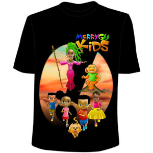 Whimsical Merry Kids Tee | Rainbow Children Graphic Shirt | Cute Summer Outfit